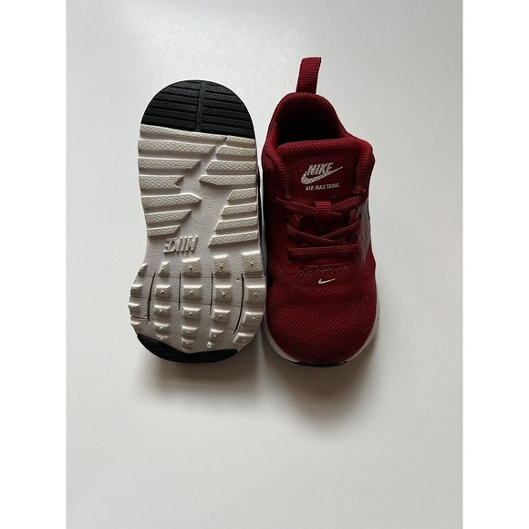 Nike Air Max Tavas GS Kids Running Shoes (6c) Gym Red 814443-600 Sneakers EUC - Picture 5 of 6